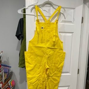 Altered Lucy and Yak Yellow Overalls 10 (more of a 8)